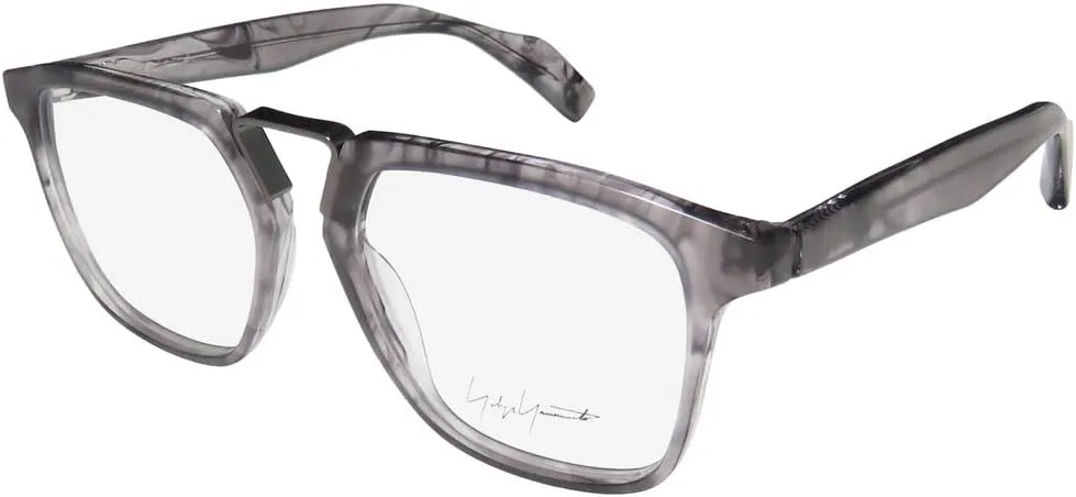 1029-908 Unisex Smoke Acetate Frame Eyeglasses