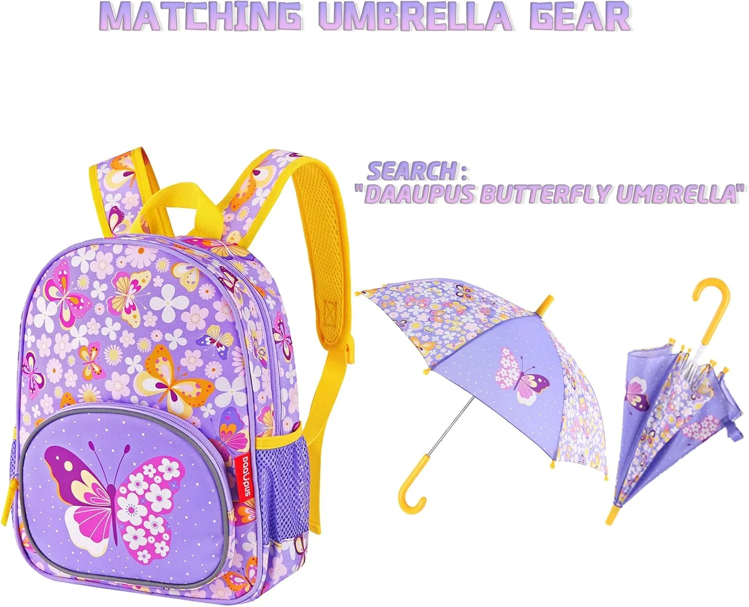 12-Inch Preschool Backpack for Girls, Kids Backpack for Boys & Girls, Perfect for Daycare and Preschool, Age 2-5 Years