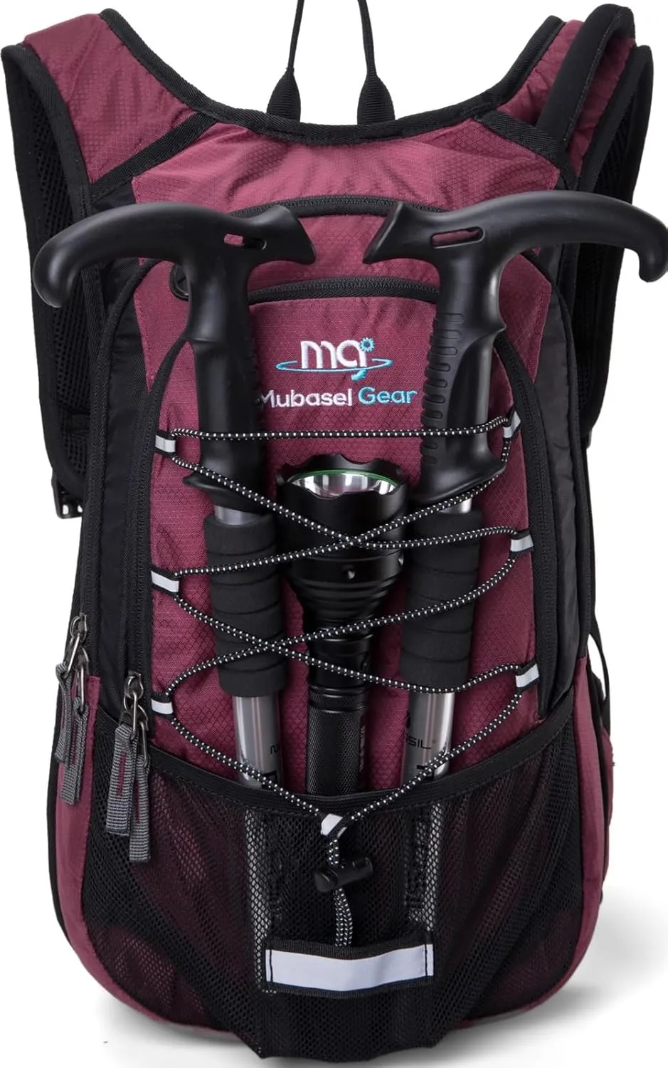 15L Insulated Hydration Backpack Pack with 2L Water Bladder Lightweight Hiking Backpack Bag for Women Men Daypack for Hiking Running Festival Camping Biking