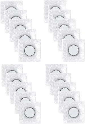 20 Pairs of Hidden Sewing Super Magnetic Snaps, PVC Hidden Sewing Wallet Closure Fasteners Magnetic Snaps Magnet Fasteners for Apparel Handbags Wallet Accessories DIY Craft Sewing Tools(1.4 Inch)