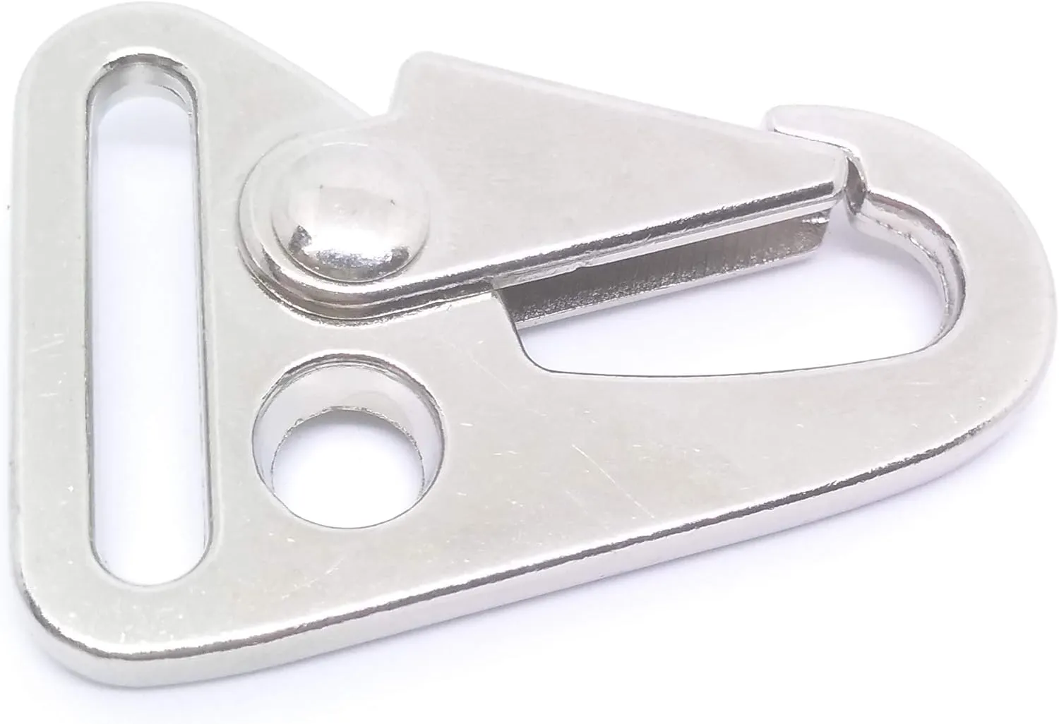 20 Pcs 1" 25mm HK Sling Clips Olecranon Hook Spring Gate Snap for Triglides D ring Webbing Strap Buckles
