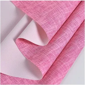 39" x 54" (100cm x 138cm) Linen-Look Faux Leather for Bows Earrings Handbag Wallet Sewing Craft Making, Repair Decorate Chair Sofa(Pink,1.38X3m)