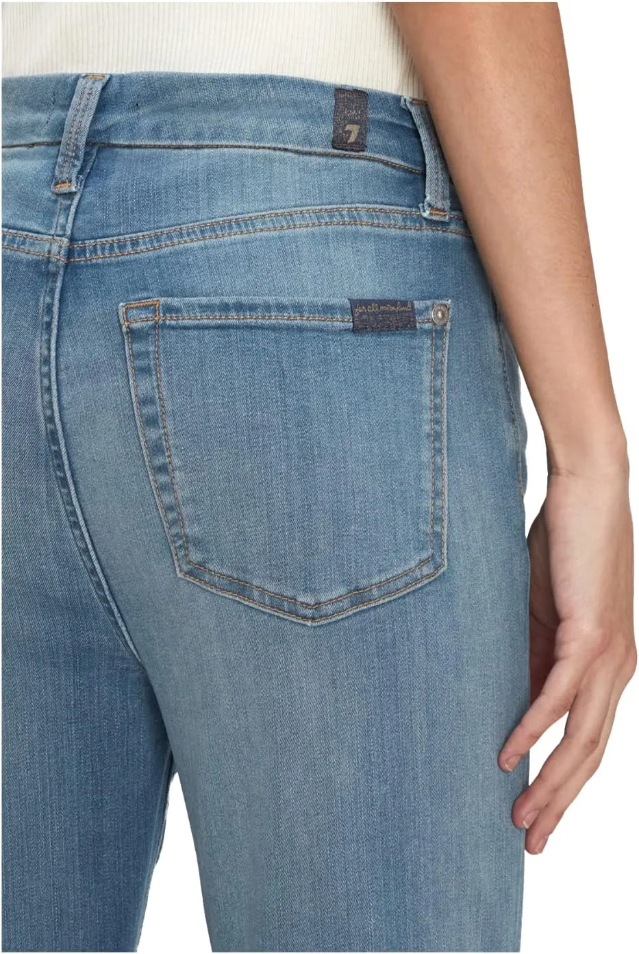 7 For All Mankind Women's High Waist Ankle Skinny Jeans