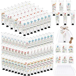 72 Set Teacher Appreciation Gifts in Bulk Hand Cream Set Moisturizing Hand Lotion Thank You Teacher Gifts Travel Size with Cards Organza Bags for Dry Cracked Mother's Day