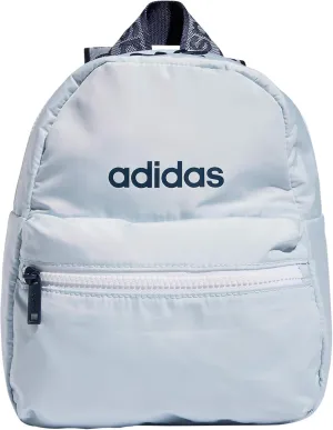 adidas Linear Mini Backpack Small Travel Bag Discontinued, Halo Blue/Crew Navy, OSFA