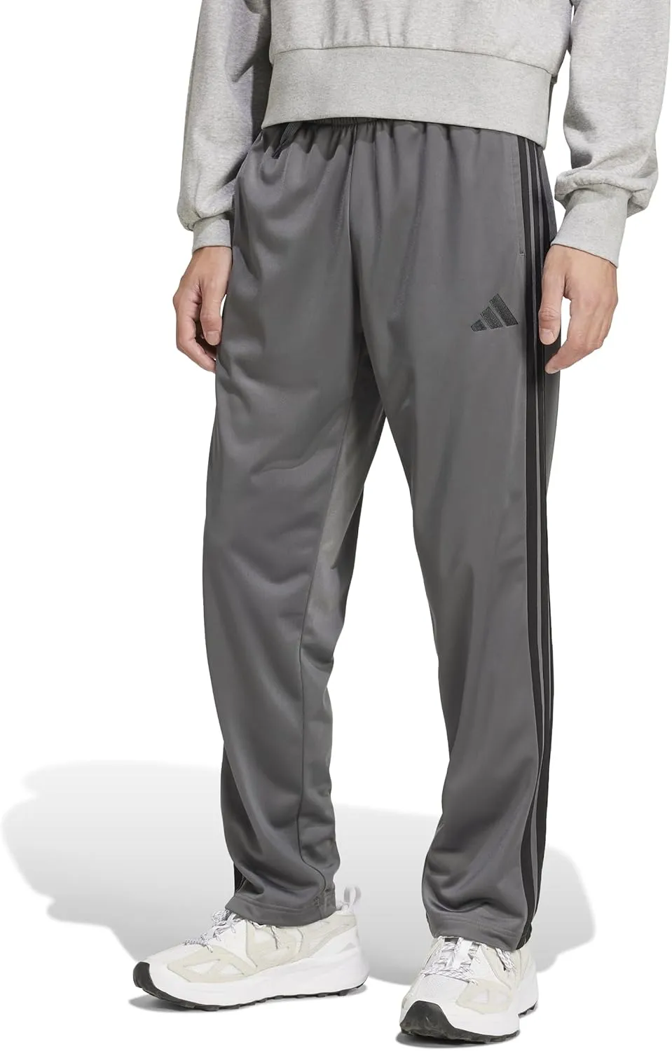 adidas Men's 3-Stripes Tricot Opem Hem Track Pants
