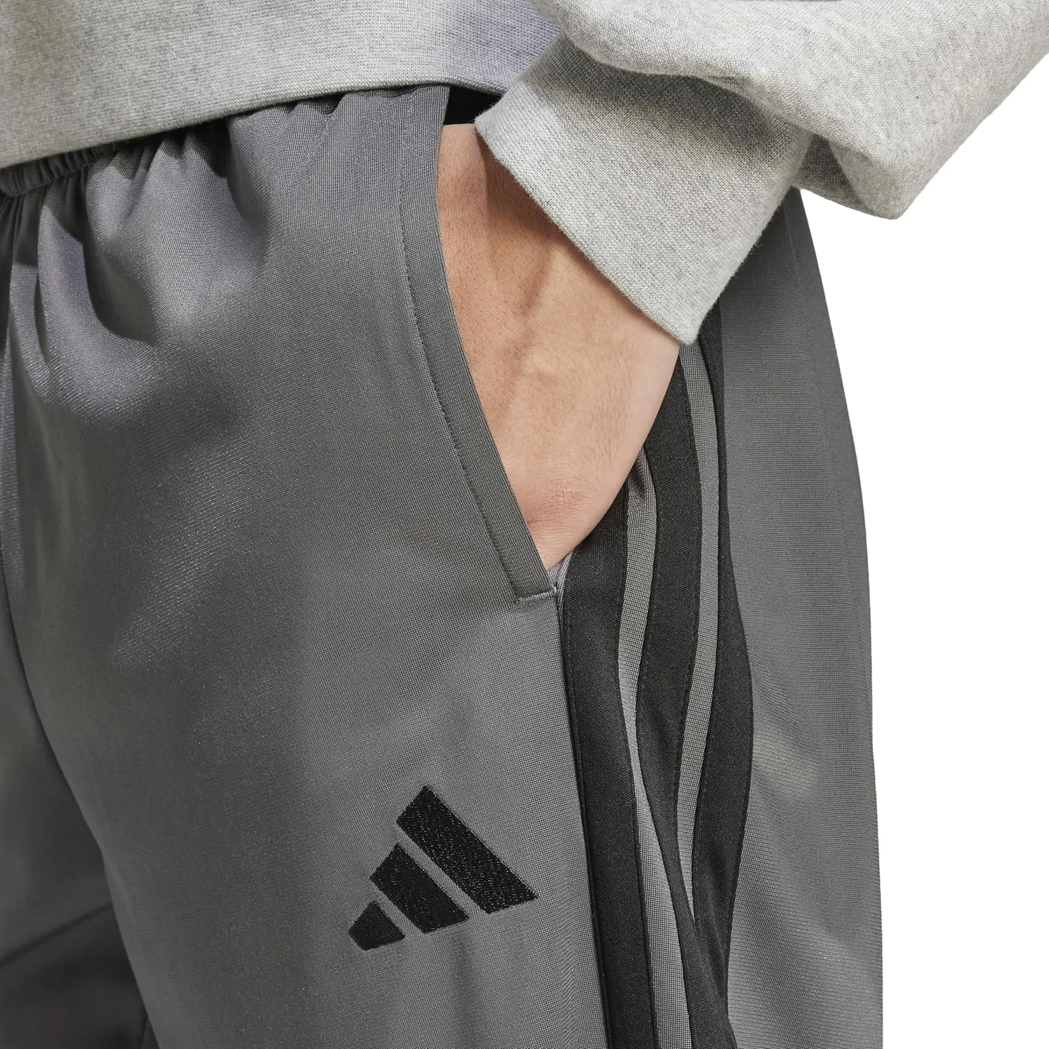 adidas Men's 3-Stripes Tricot Opem Hem Track Pants