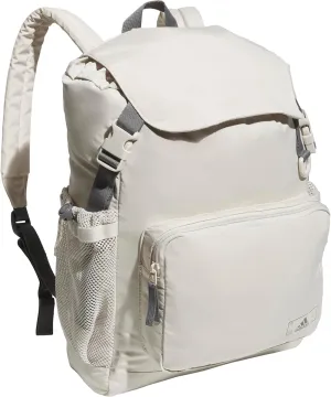 adidas Saturday Sport Fashion Compact Small Size Backpack, Alumina Beige/Grey Four, OSFA
