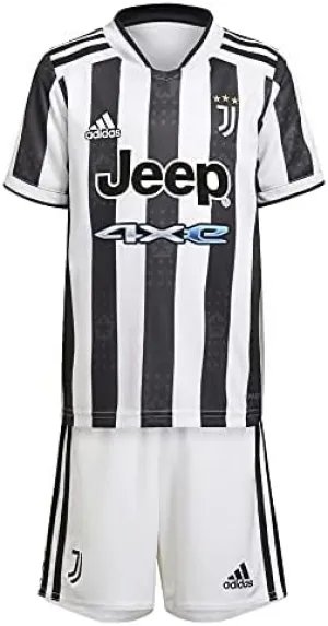 adidas Soccer Juventus 21/22 Toddler Home Kit (2T) White/Black