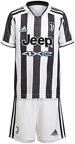 adidas Soccer Juventus 21/22 Toddler Home Kit (2T) White/Black