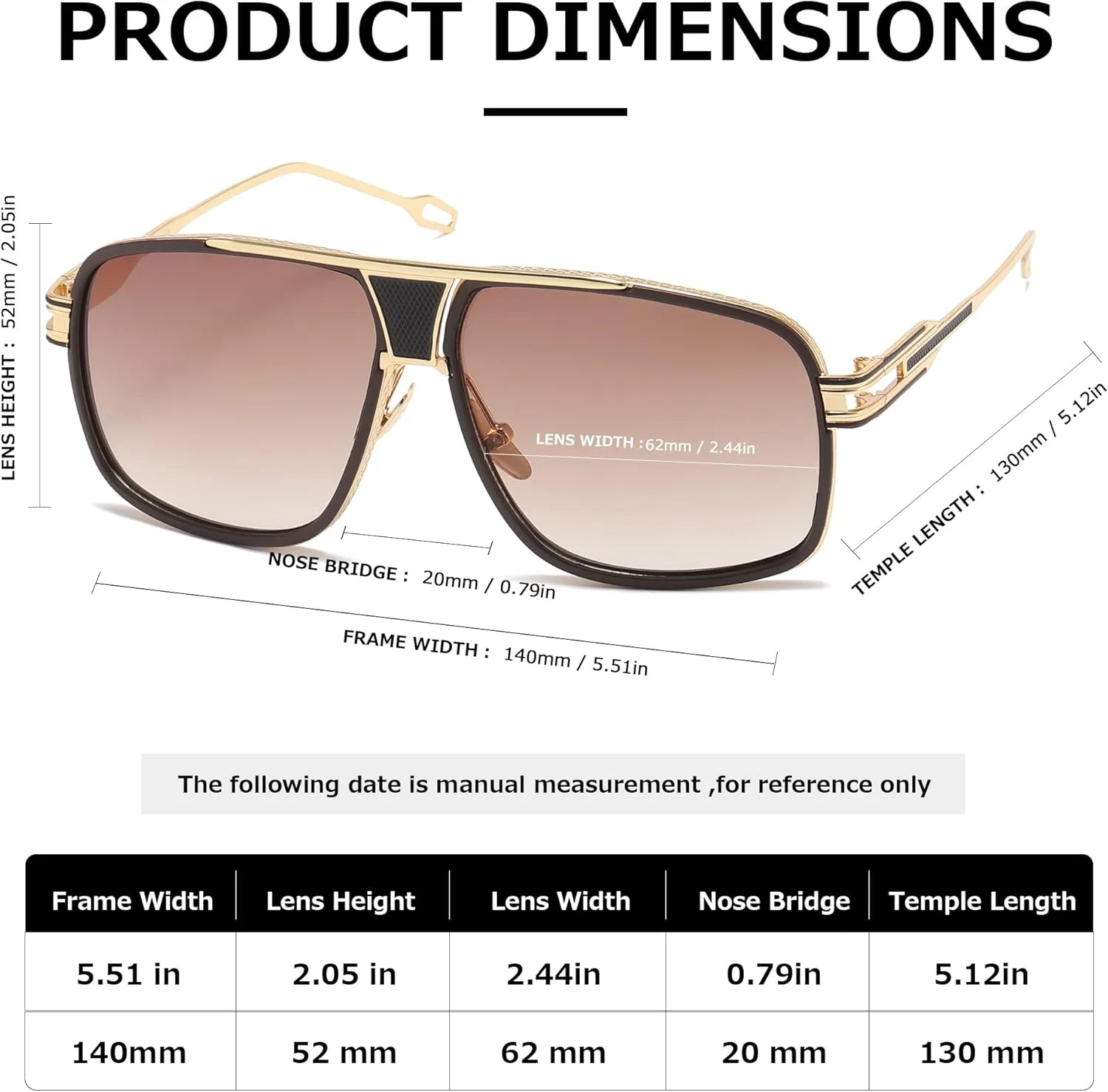 AEVOGUE Sunglasses For Men Goggle Alloy Big Frame Metal Punk Style Shield AE0336