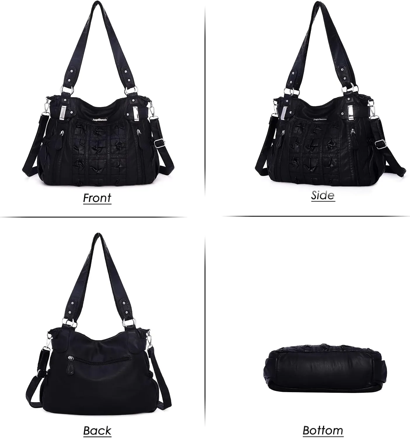 Angel Barcelo Hobo Purses and handbags for Women Satchel Handbag Women Fashion Purses Large Shoulder Handbags