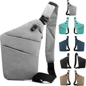 Anti Theft Bag Crossbody Purse-Anti Theft Travel Bag for Women & Men Slim Sling Bag CrossBody with Adjustable Strap
