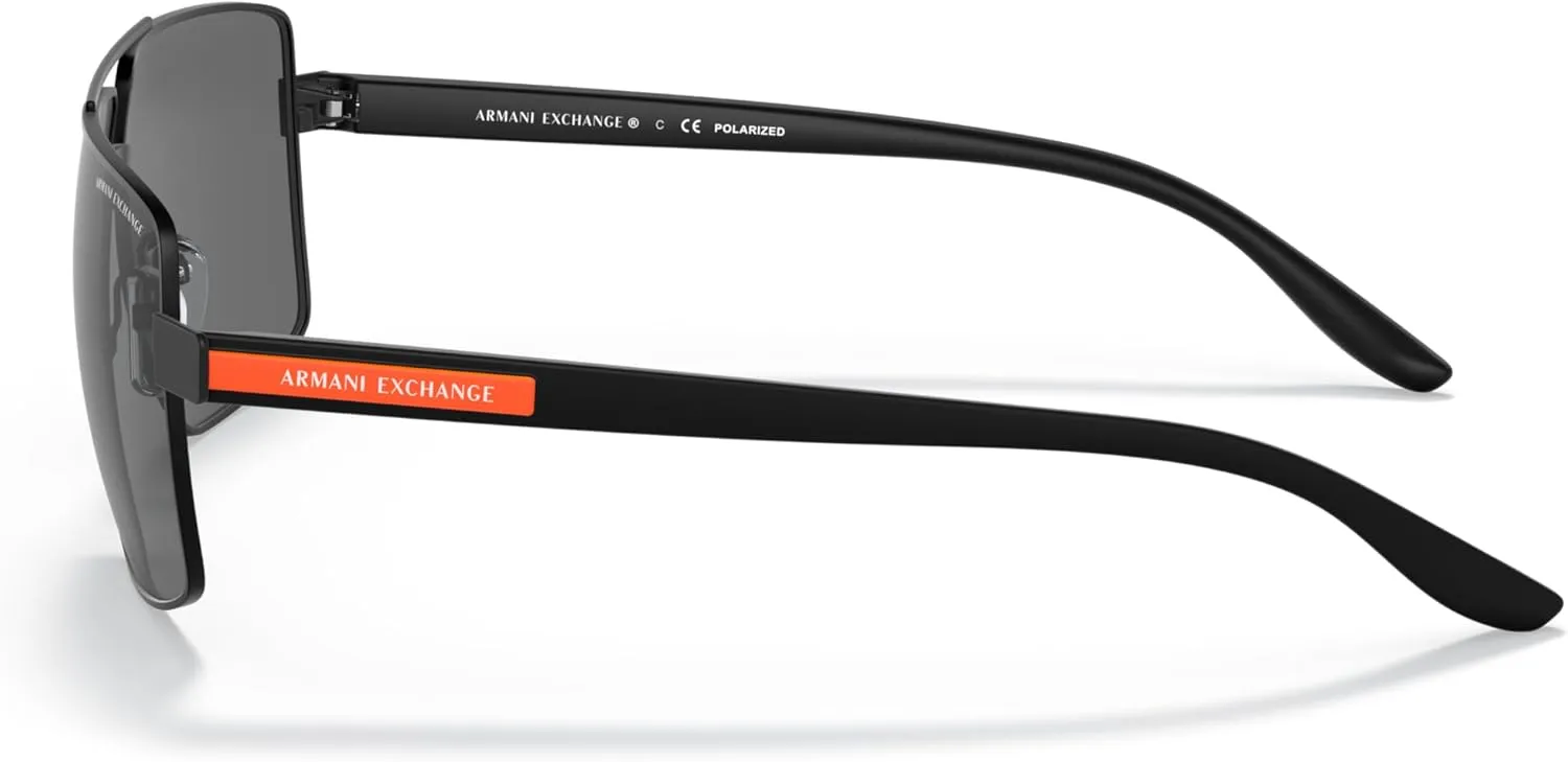 Armani Exchange Men's Ax2037s Square Sunglasses