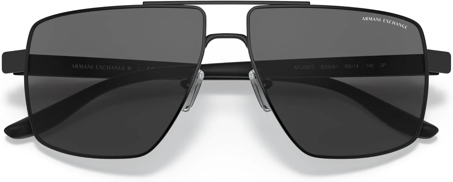 Armani Exchange Men's Ax2037s Square Sunglasses