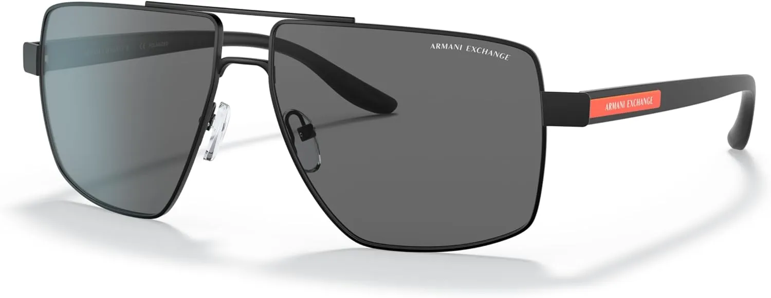 Armani Exchange Men's Ax2037s Square Sunglasses