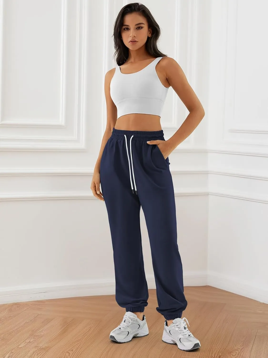 ATHMILE Sweatpants Women Baggy Joggers Workout Loose Lounge Lightweight Comfy Sweat High Waisted Athletic Pants