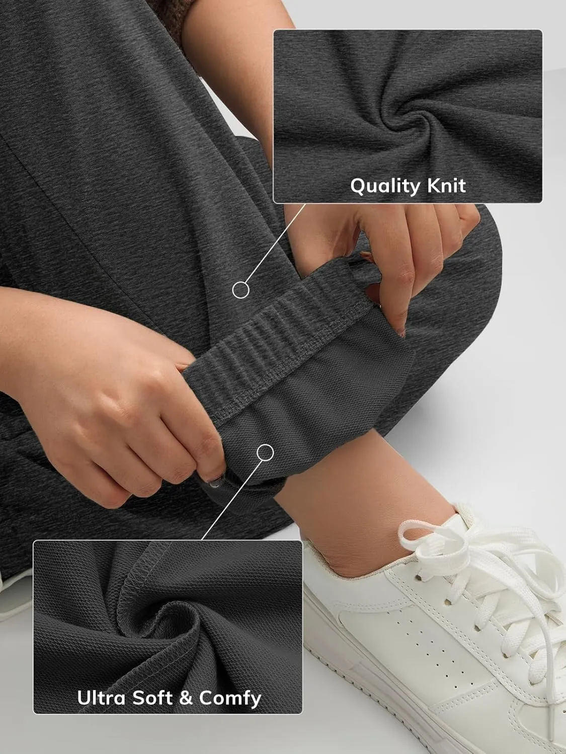 ATHMILE Sweatpants Women Baggy Joggers Workout Loose Lounge Lightweight Comfy Sweat High Waisted Athletic Pants