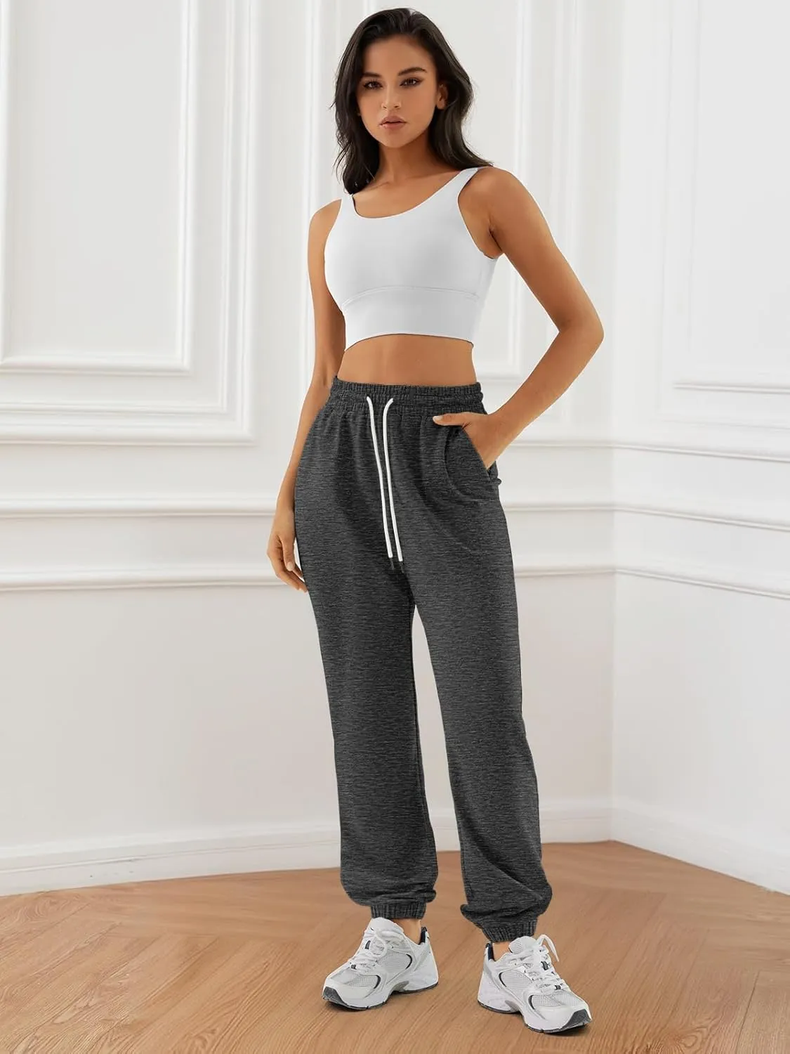 ATHMILE Sweatpants Women Baggy Joggers Workout Loose Lounge Lightweight Comfy Sweat High Waisted Athletic Pants