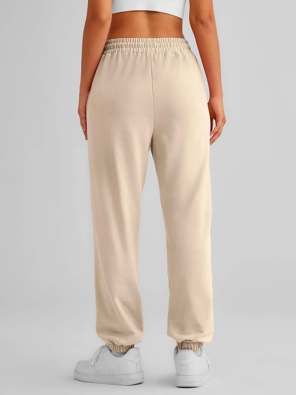 AUTOMET Women's Cinch Bottom Sweatpants Athletic Joggers Lounge Pants with Pockets