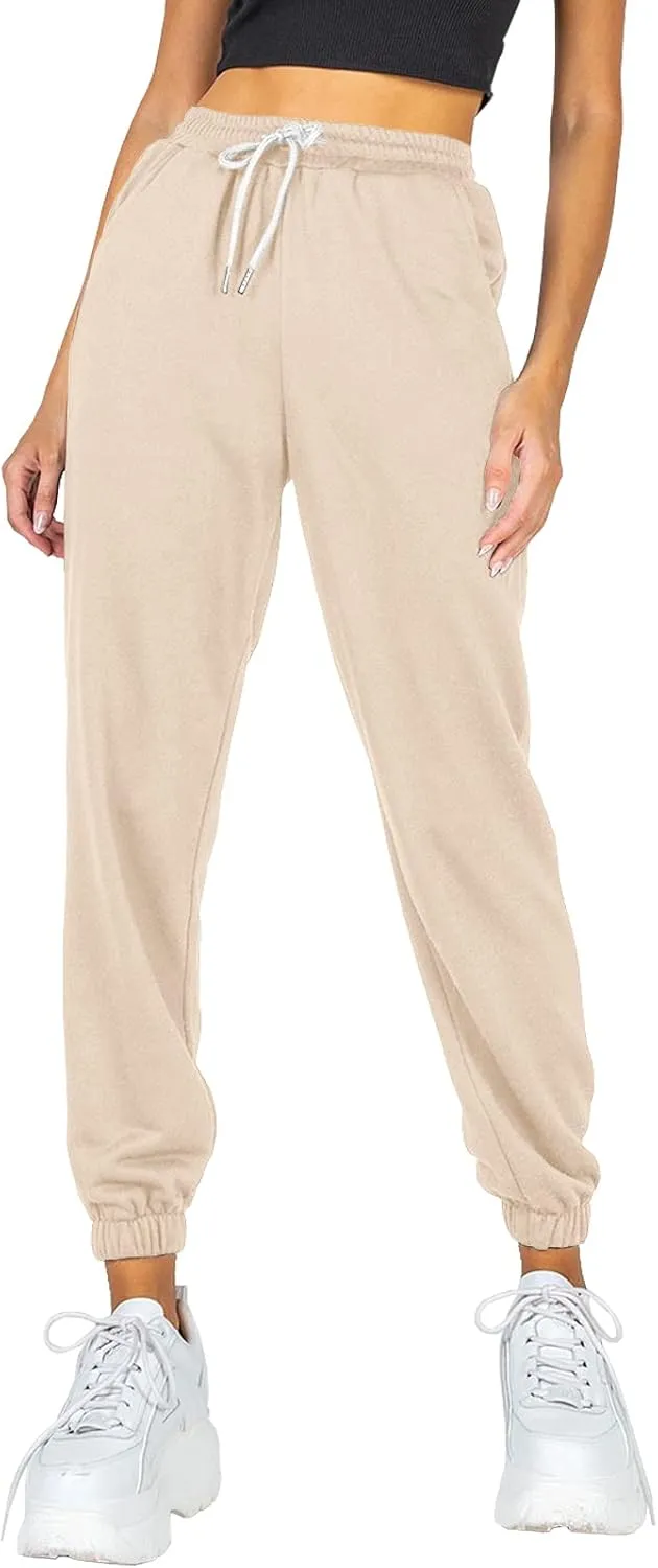 AUTOMET Women's Cinch Bottom Sweatpants Athletic Joggers Lounge Pants with Pockets