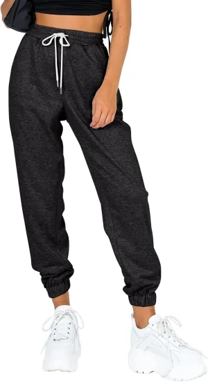 AUTOMET Women's Cinch Bottom Sweatpants Athletic Joggers Lounge Pants with Pockets