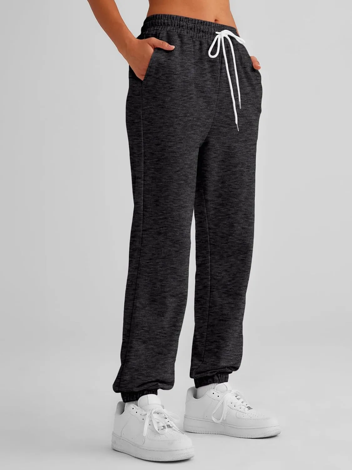 AUTOMET Women's Cinch Bottom Sweatpants Athletic Joggers Lounge Pants with Pockets