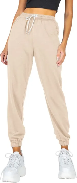 AUTOMET Women's Cinch Bottom Sweatpants Athletic Joggers Lounge Pants with Pockets