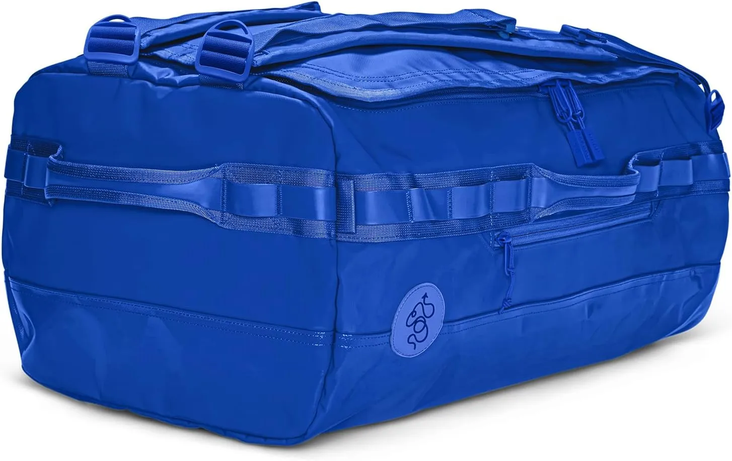Baboon to the Moon Go-Bag Big Duffle Bag - Stylish, Compact, Large Travel Bag Lightweight, Durable, Water-Resistant for Men and Women (Blue)