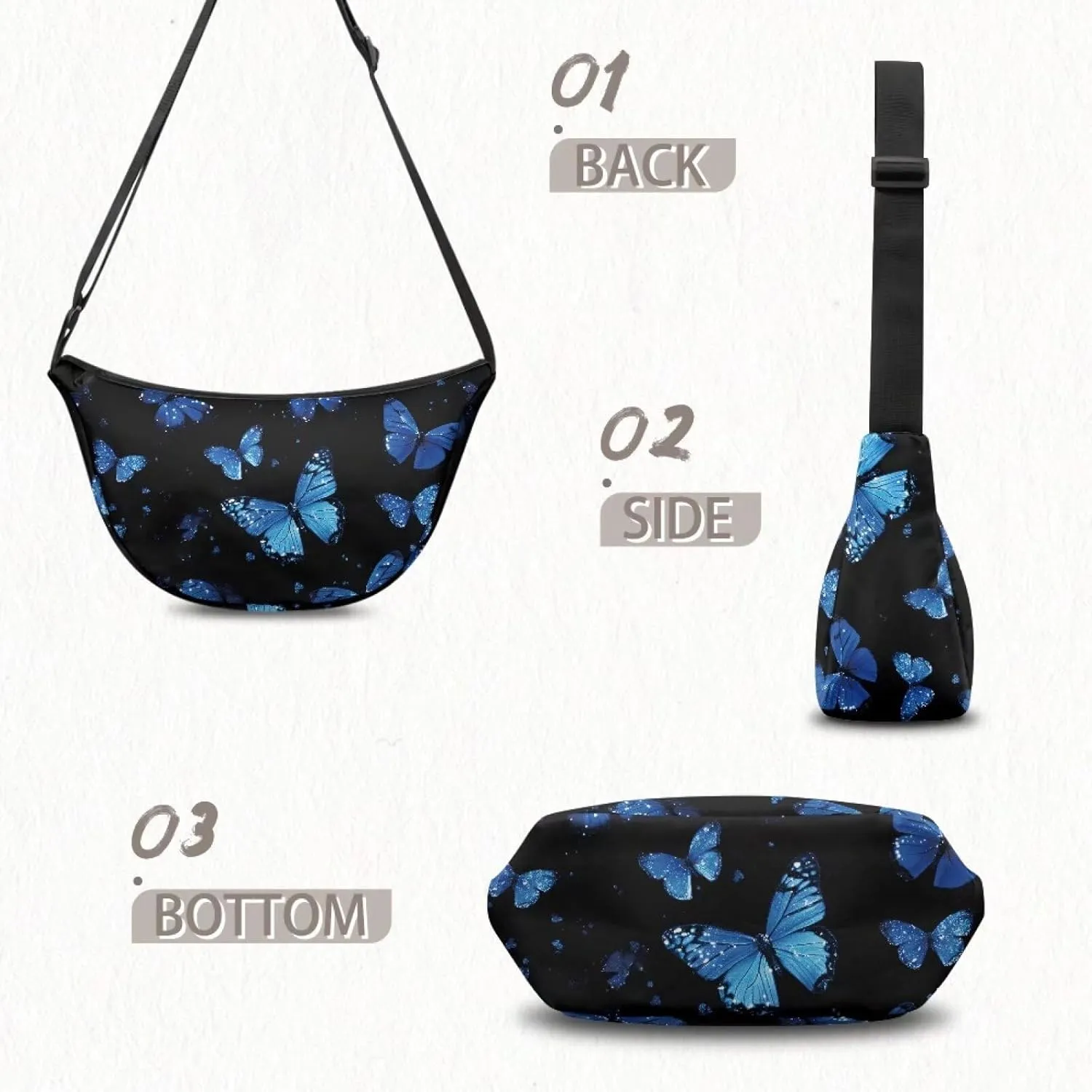 Baggu Bags Shoulder Bag for Women Crossbody with Interior Pockets Fashion Tote Bag for Women