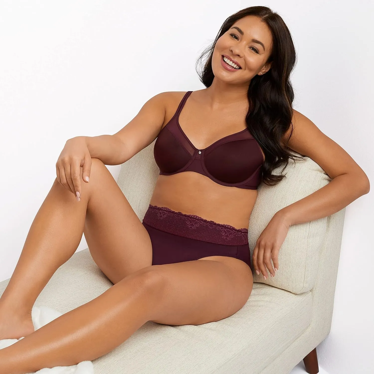 Bali Women's Underwire, One Smooth U Ultra Light T-Shirt, Convertible Bra