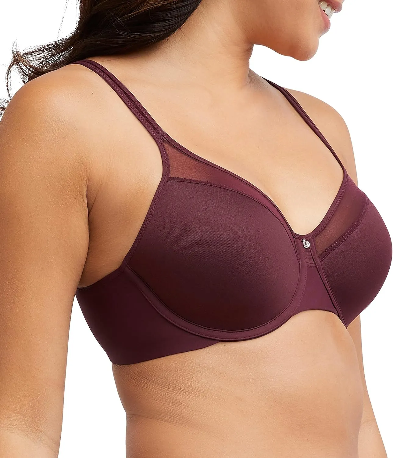 Bali Women's Underwire, One Smooth U Ultra Light T-Shirt, Convertible Bra