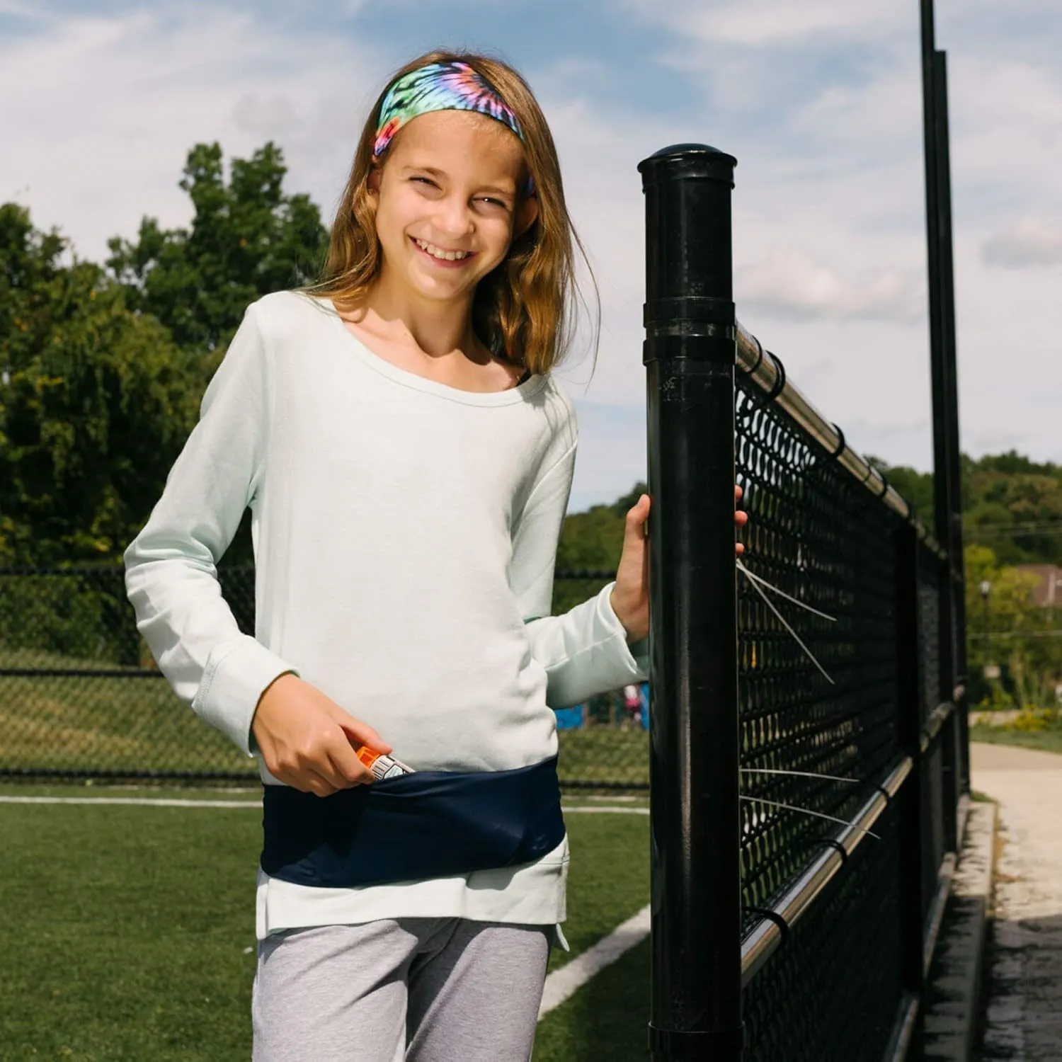 BANDI KIDS Pocket belt for Medical, Sports, Play Comfortable fit Adjustable waist pack, Made In USA