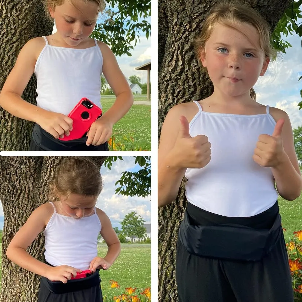 BANDI KIDS Pocket belt for Medical, Sports, Play Comfortable fit Adjustable waist pack, Made In USA