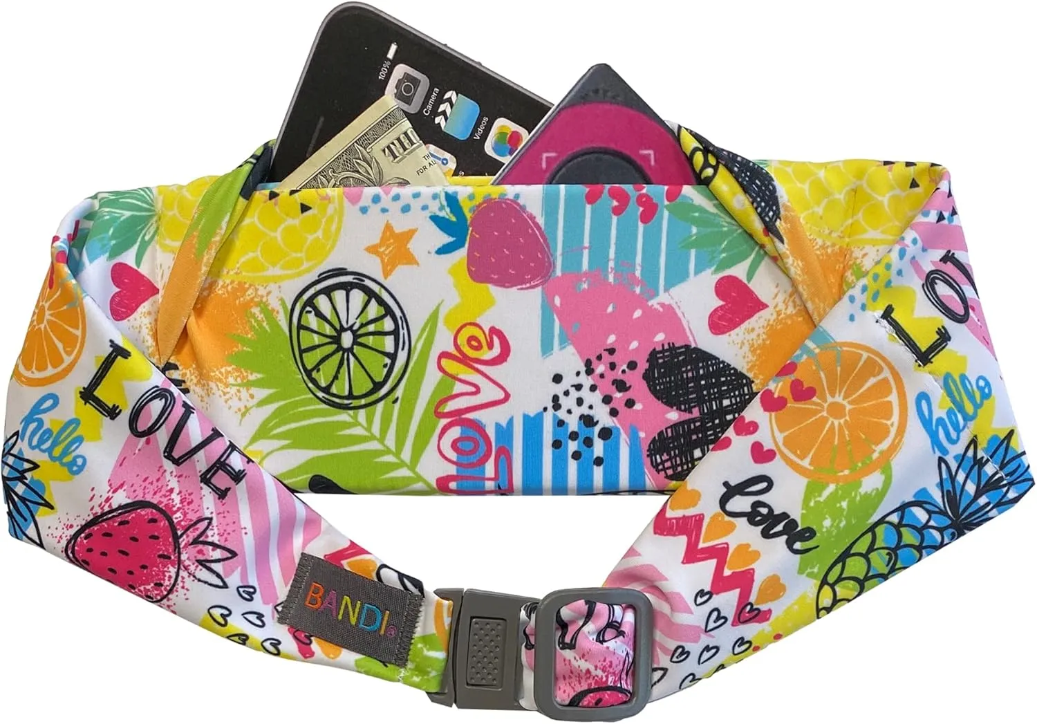 BANDI KIDS Pocket belt for Medical, Sports, Play Comfortable fit Adjustable waist pack, Made In USA