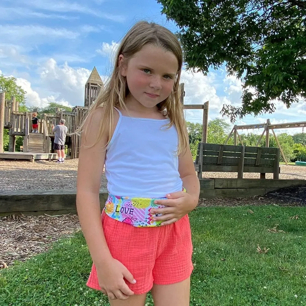 BANDI KIDS Pocket belt for Medical, Sports, Play Comfortable fit Adjustable waist pack, Made In USA