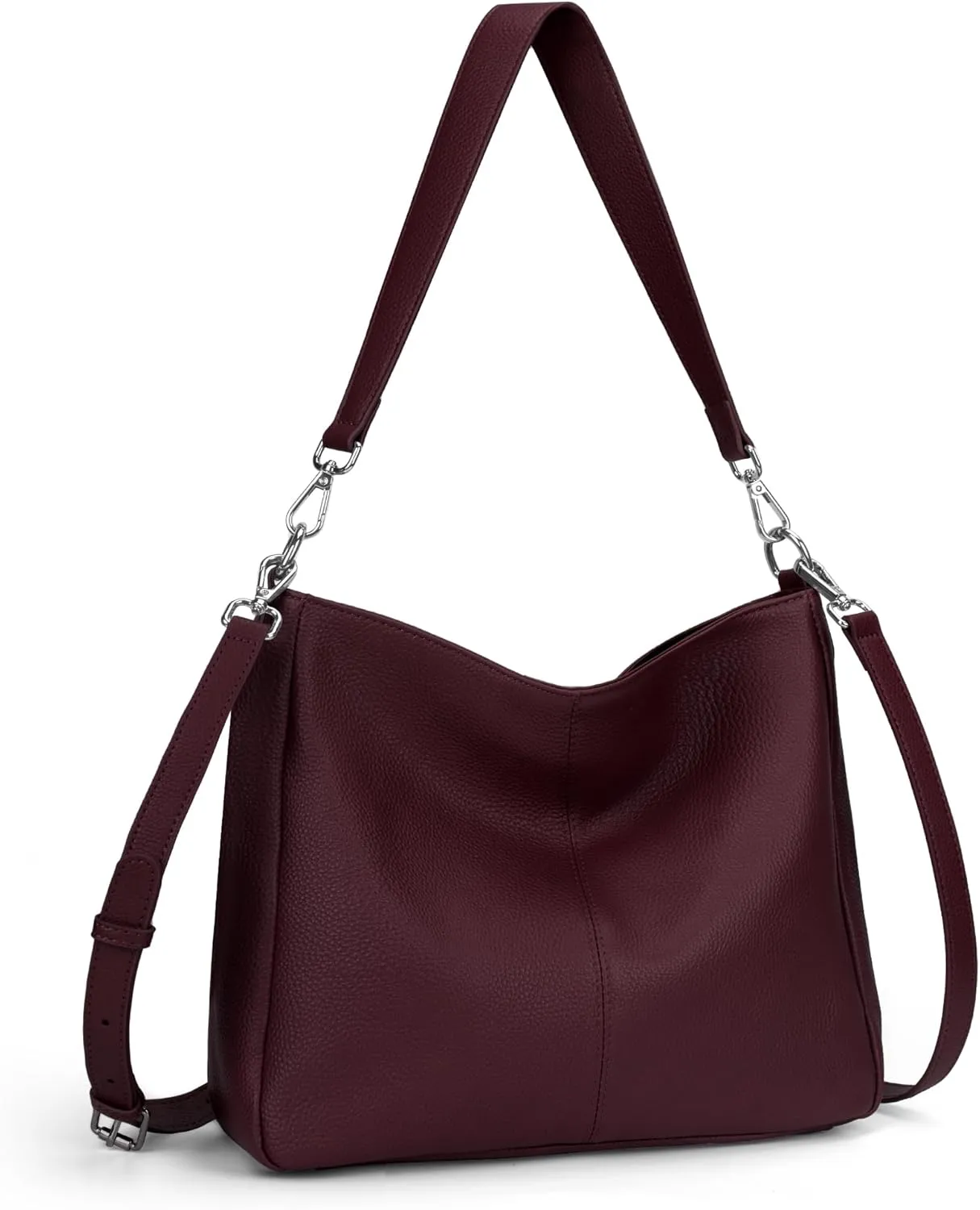 befen Genuine Leather Hobo Bags Purses for Women, Women's Shoulder bag Handbags Crossbody Bag with 2 Shoulder Straps