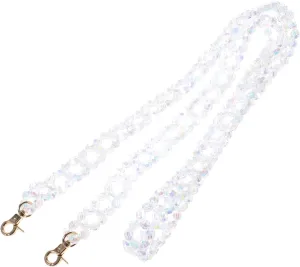 BELLIFFY Fashionable Purse Chain 120cm Crystal Shoulder Bag Strap Handbag Chain Replacement Detachable Strap