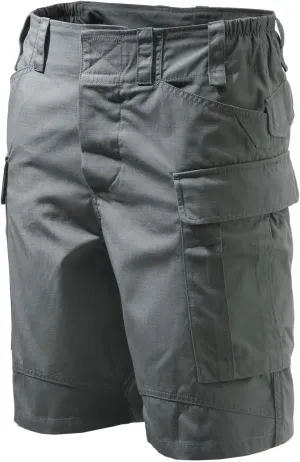 Beretta BDU Field Shorts | Lightweight, Elastic Waist, Large Pockets, Durable & Functional | Men's Cargo Shorts | Smoked Pearl, L