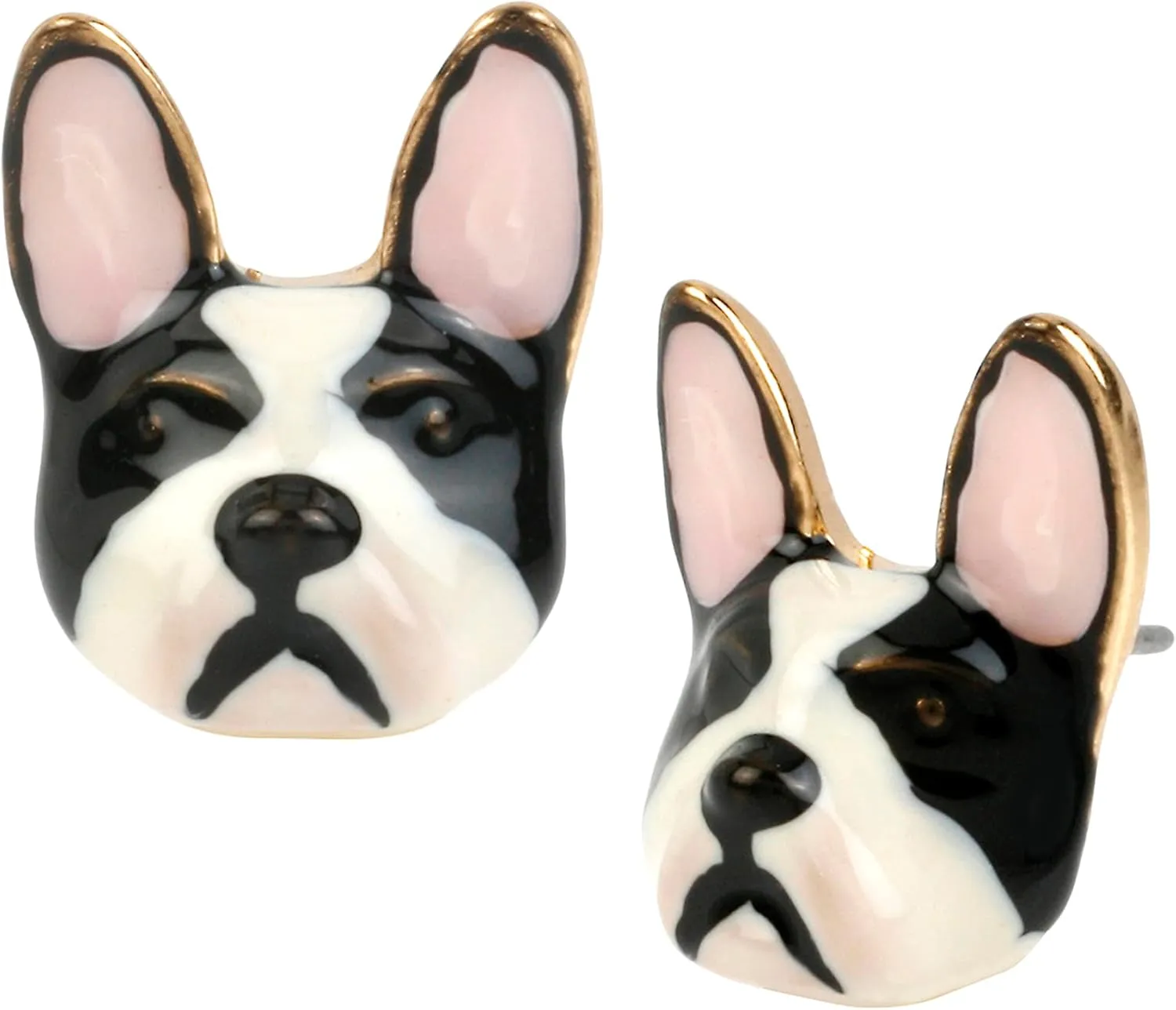 Betsey Johnson Bulldog Stud Earrings