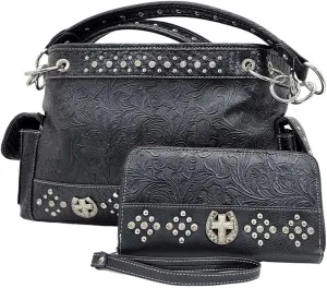 BHW Western Cross Purses Concealed Carry Western Satchel Handbags