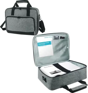 Boczif Projector Case, Portable Storage Travel Case with Laptop Compartment & Adjustable Shoulder Strap for Mini Projector and Accessories