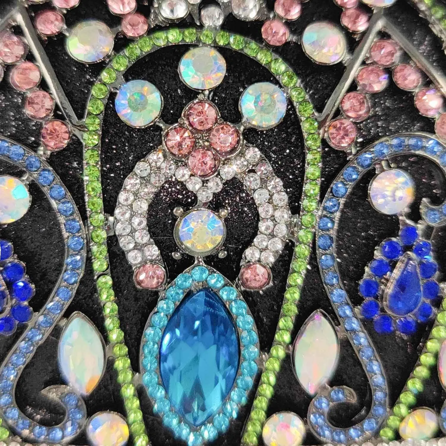 Boutique De FGG Crown Crystal Clutch Purse Women Formal Evening Minaudiere Handbags Party Dinner Rhinestone Clutch Bag,Mini