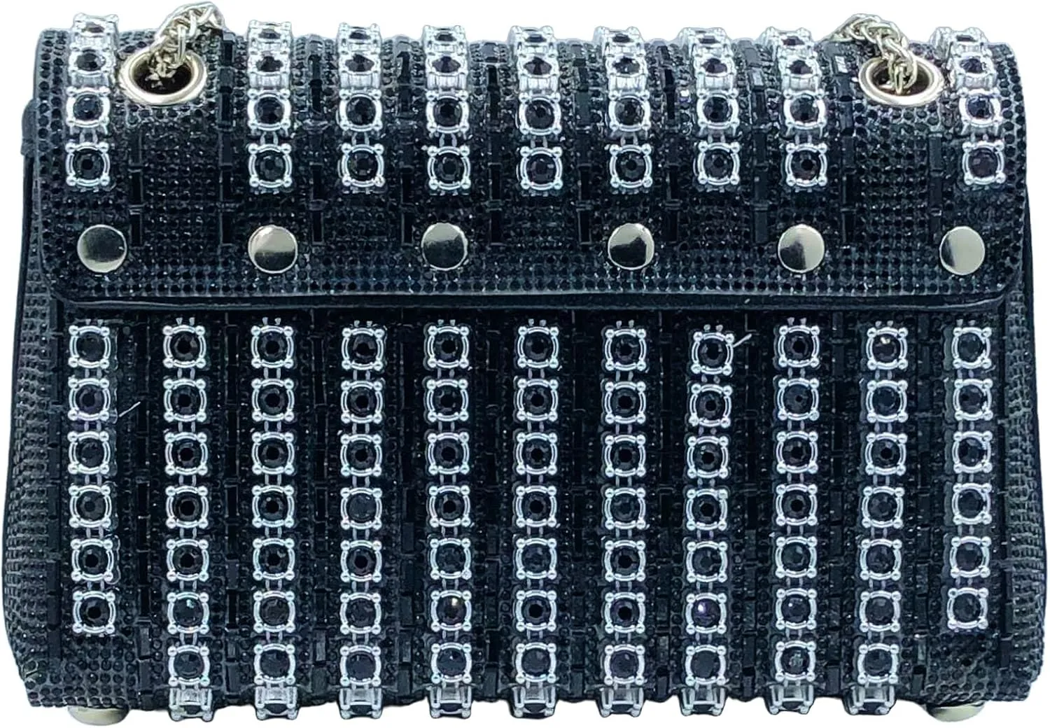 Boutique De FGG Rhinestone Clutch Purse Sparkling Diamond Women Evening Bags and Clutches Party Wedding Crystal Clutch,Mini