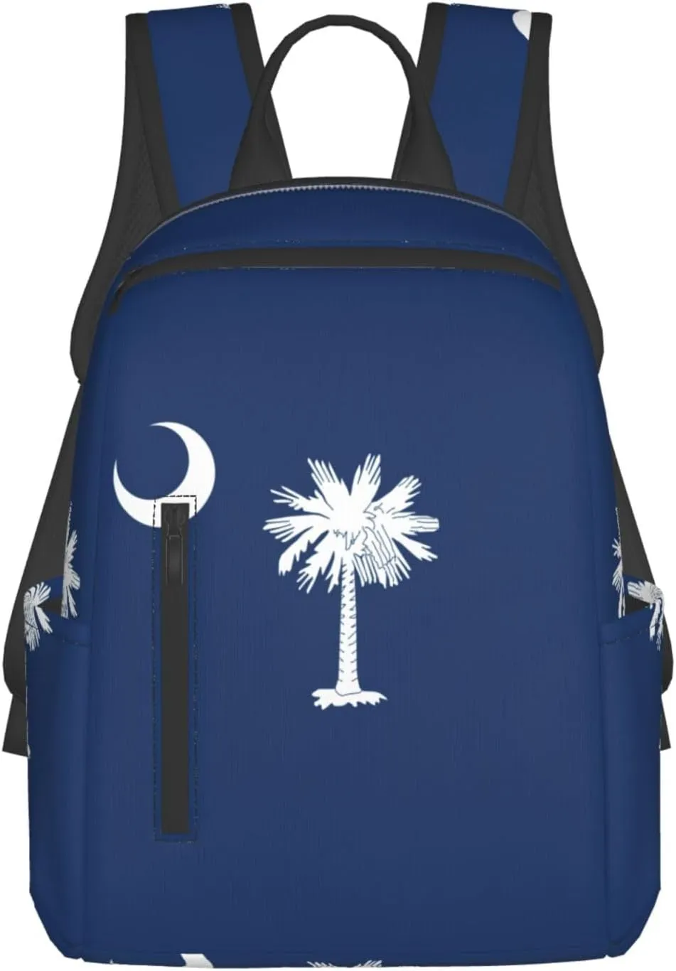 BREAUX South Carolina Flag print Lightweight Backpack for Travel Casual Shoulder Bag Laptop Backpack Fit for Leisure Day