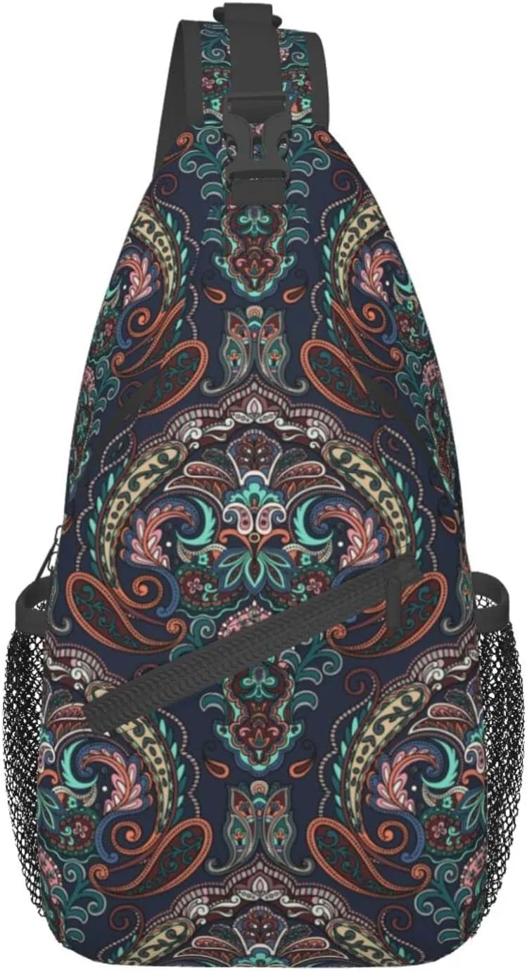 Butterflies Sling Bag Crossbody Sling Backpack for Women Men Travel Hiking Daypack Chest Shoulder Bag