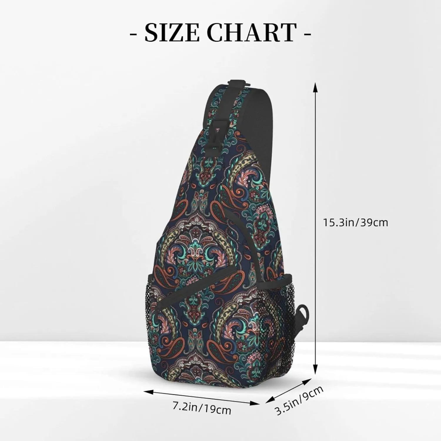 Butterflies Sling Bag Crossbody Sling Backpack for Women Men Travel Hiking Daypack Chest Shoulder Bag
