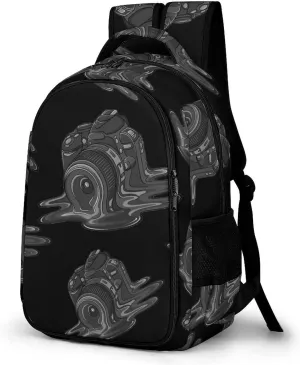 Camera Melt Basic Backpack Travel Daypack for Men Women Work Hiking Laptop Bag