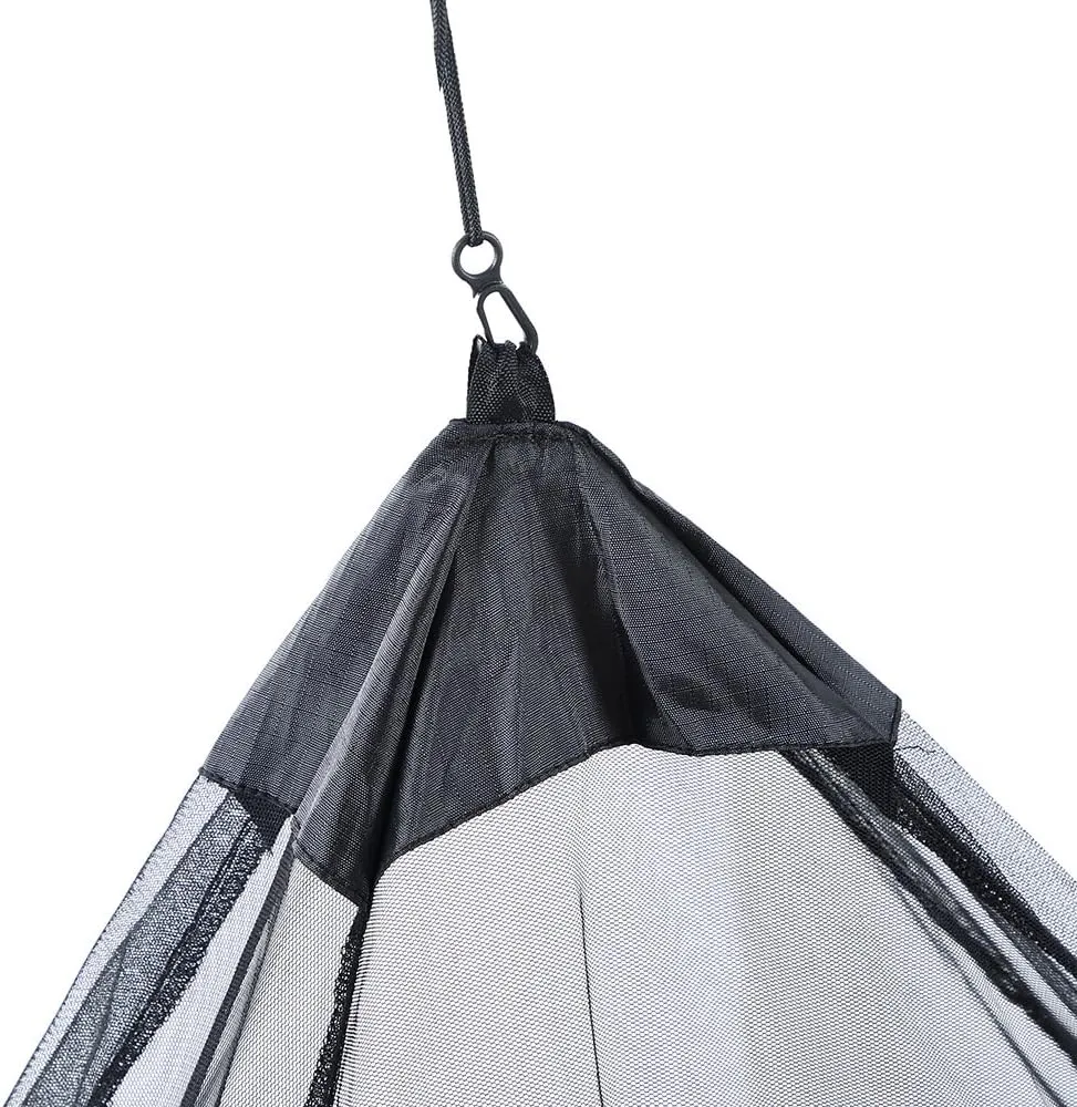 Camping Net with Carry Bag, Mosquito Net Bed Compact and Ultra-Light for Travel, Sleeping Bags, Tent Camping Canopy, Tent Pegs Attached, Without Sleeping Mat