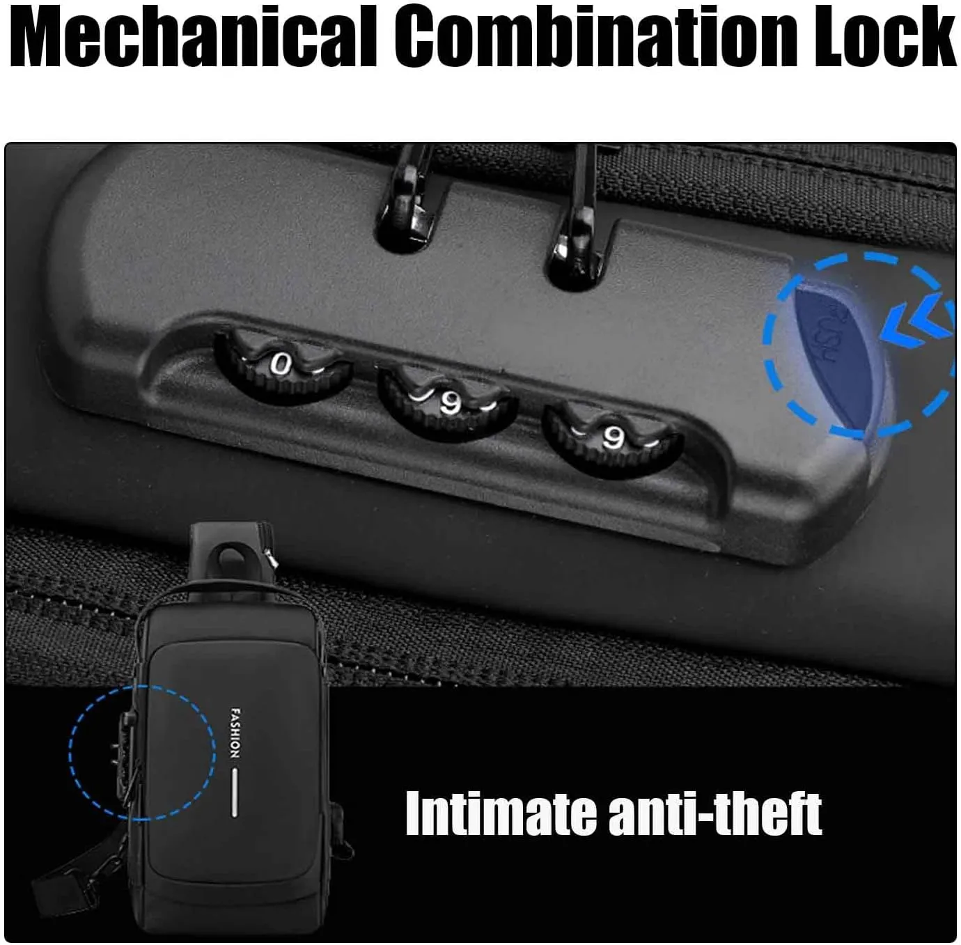Carbon Fiber Streamline Anti-Theft Sling Bag, USB charging port Sport Waterproof Shoulder Bag, for Daily Trips, Commutes (Gray Gold)